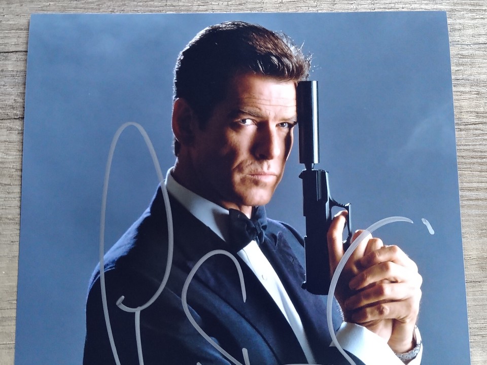 Photo signée Pierce Brosnan Autographe avec COA Bond 007 Meurs un