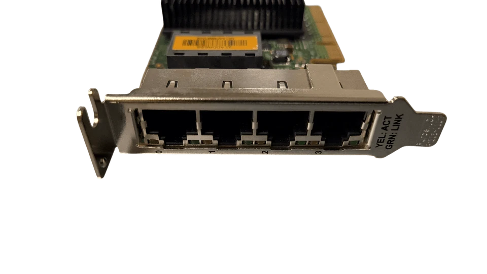 Sun ATLS1QGE Quad Port 1GB Network Adapter 501-7606-04 Half Height Bracket - Image 2 of 4