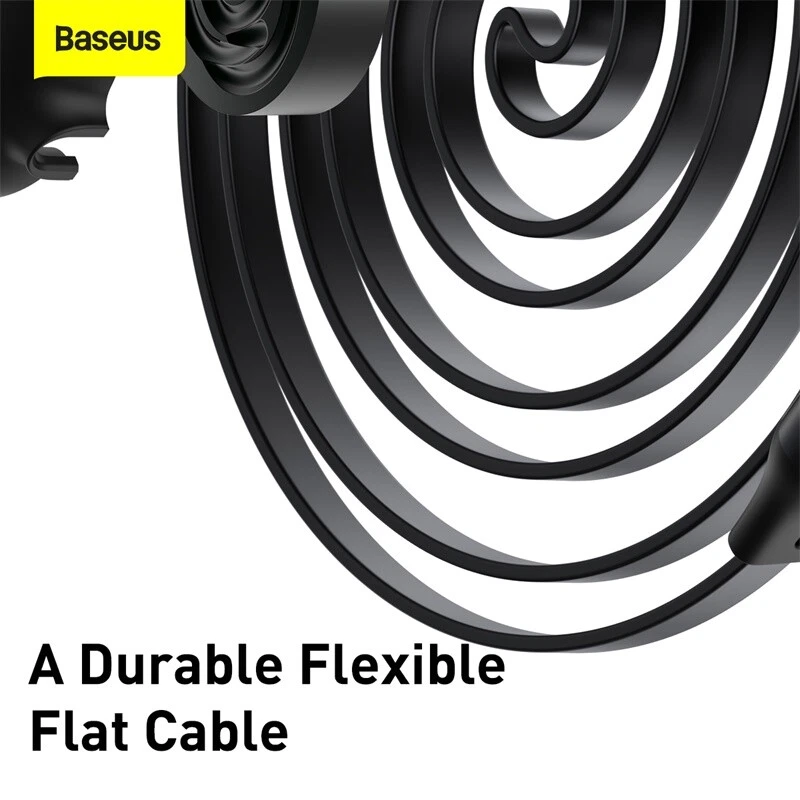 Baseus 100W 3 in 1 USB C Fast Cable Retractable Cord For iPhone Micro USB Type C - Image 2 of 4