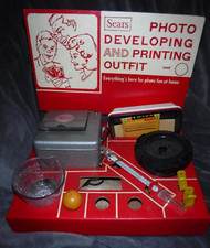 SEARS DEVELOPING PRINTING KIT 6837 PHOTO FUN AT HOME VINTAGE SET