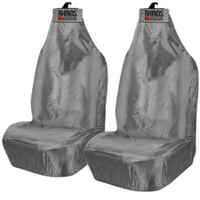 For Peugeot 207 2006-2018 -heavy Duty Grey Waterproof Car Seat Covers 2 Fronts For Peugeot 207 2006-2018 -heavy Duty Grey Waterproof Car Seat Covers 2 Fronts