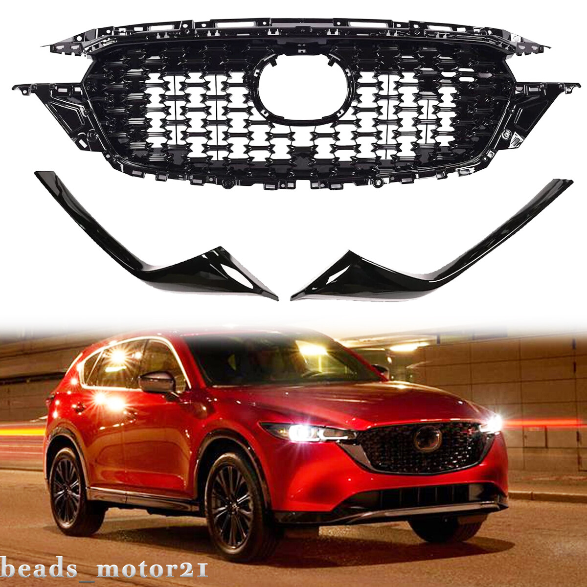 MAZDA CX-5 純正グリル 楽天市場】CX-5 KF 前期型 純正フロントグリルに上からポン！の