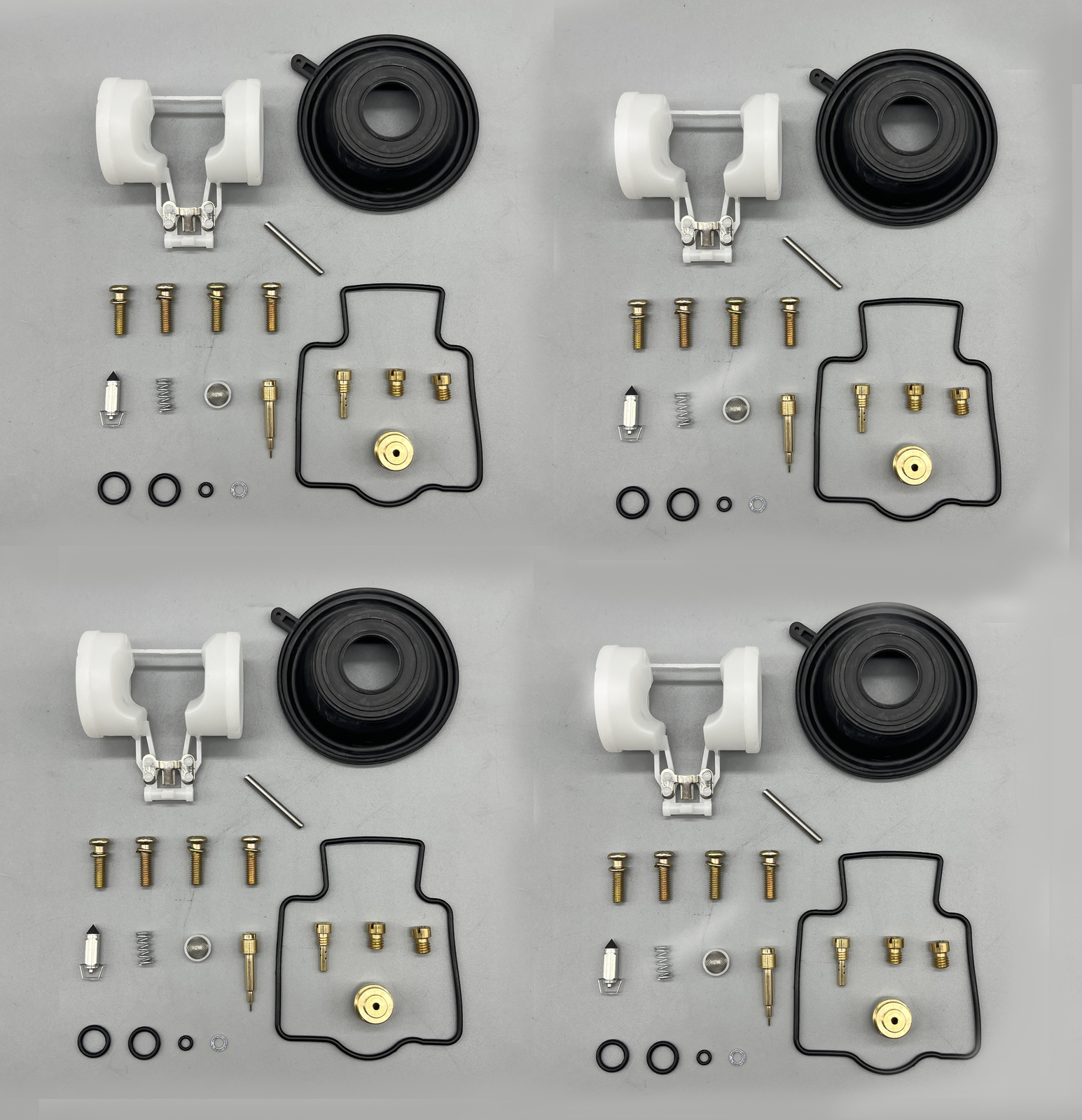 4SET Carb Rebuild Kit for Kawasaki ZX500 ZZR500 1990-1994