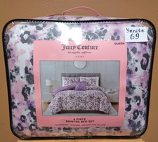 Juicy Couture 4 piece QUEEN Comforter Set Lil...