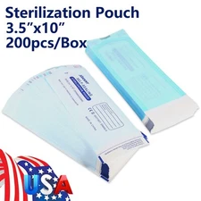 Sterilization Pouches- 3.5 " x 10 " Dental Medical Self Seal Pouch Bag 200 Bags