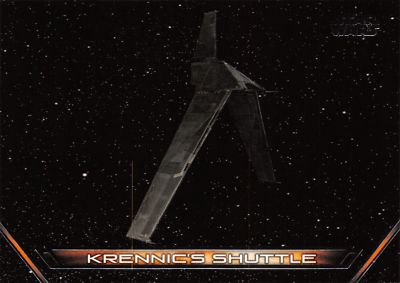 Star Wars Galactic Files (2018) VEHICLES Insert Card V-7 / KRENNIC'S SHUTTLE