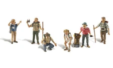 Woodland Scenics ~ HO Scale People ~ Take A Hike ~ A1944