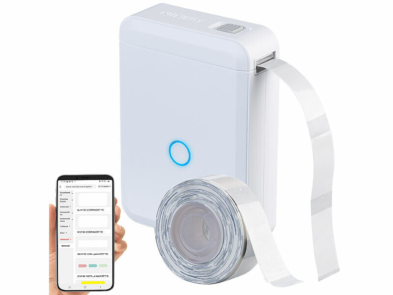 Mini-imprimante thermique ELD-100 Callstel monochrome à batterie rechargeable USB-C