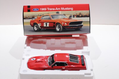 1 18 Welly 1969 Ford Trans Am Boss 302 Mustang BP #1 in Red