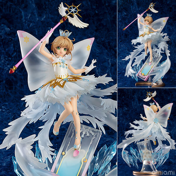 37cm CardCaptor Sakura Kinomoto Sakura Clear Card Statue PVC