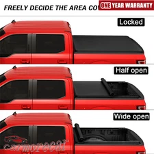 Soft Roll-Up Truck 6.8' Bed Tonneau Cover For Ford F250 F350 Super Duty 99-23