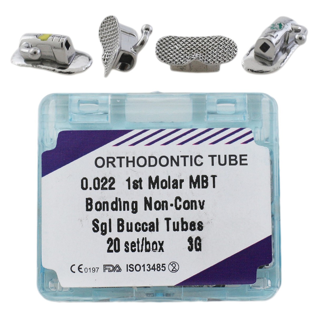 Tubos De Ortodoncia 1st 2nd Molar Orthodontic Buccal Tubes 0.022