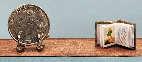 1:24 SCALE MINIATURE 6 BOOK SET OZ LITTLE WIZARD BAUM HALF SCALE - Picture 3 of 19