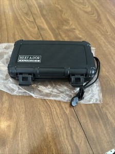 Herf-A-Dor By Humi-Care Hard Case Travel Cigar Humidor 