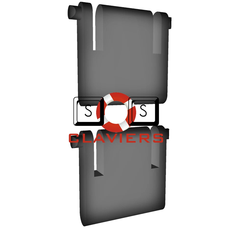 Cooler Master Quickfire XTI Keyboard Spare Replacement Leg Stall Foot Feet - Image 2 of 3