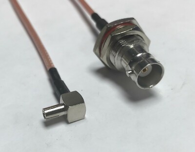 BNC Female Bulk to TS9 Male Angle RG316 Coax High Quality US Pick Length USA 