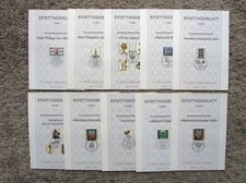 10 (!) ERSTTAGSBL&Auml;TTER BERLIN-BRD 1981 - Nummer 3+4+5+7+8+12+13+16+18+22 /mkH81
