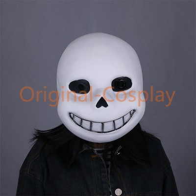 Halloween party Cosplay Mask Undertale Sans Helmet Mask Costume Prop Adult latex