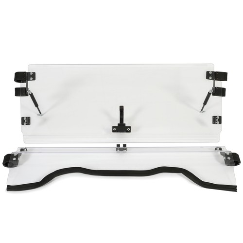 2-IN-1 Flip Front Windshield Scratch Resistant For 14-25 Honda Pioneer 700 4 - Picture 11 of 23