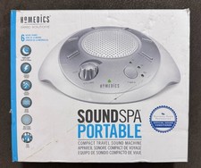 HoMedics Sound Spa Portable White Noise 6 Nature Sounds Sleep Machine SS-2000L