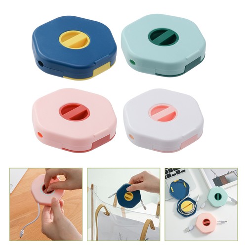4 Pcs Charging Cable Storage Box Usb Organiser Case Portable Organizers - Afbeelding 7 van 10