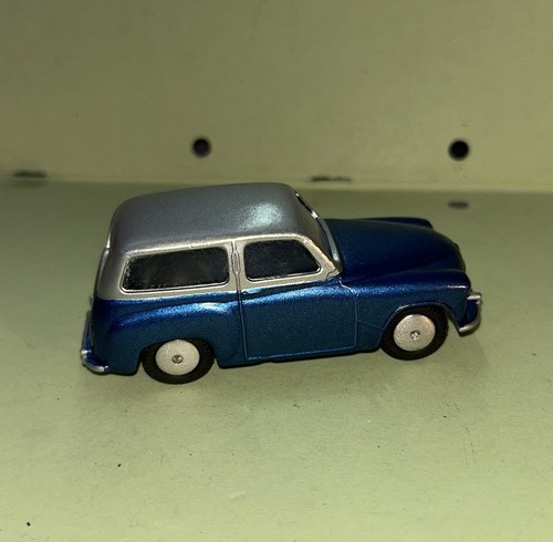 Restaurado Corgi 206 Hillman Husky Sedán Plateado y Azul 1ª Edición Caja Repro 2224 - Imagen 4 de 8