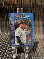 2026 Topps Heritage Baseball David Bednar #207 Chrome Blue Sparkle Yankees