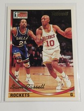 1993-94 Topps Sam Cassell Topps Gold Rookie Card (RC) #301 Houston Rockets. rookie card picture