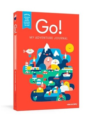 Go (Red): My Adventure Journal - Diary By Wee Society - GOOD