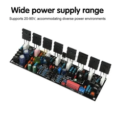 2PCS Upgraded 400W DC 20V-90V 1943+5200 Mono Power Tube Amplifier Board Module