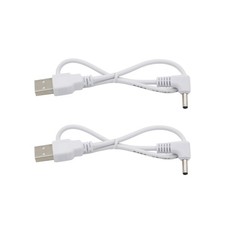 PDEEY 1FT Short Power Cord for Ring Stick up Cam Plug-in Short, White