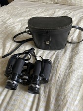 Prinzlux 8x30S Vintage Binoculars with Leather Carry Case