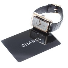 Chanel Boy.Friend H4315 28mm Leather Silver Dial Hand-Winding Watch #C2031