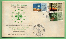 Türkei 1970 - FDC / Michel 2158 -2160 Europäisches Naturschutzjahr Ankara 2.9.70