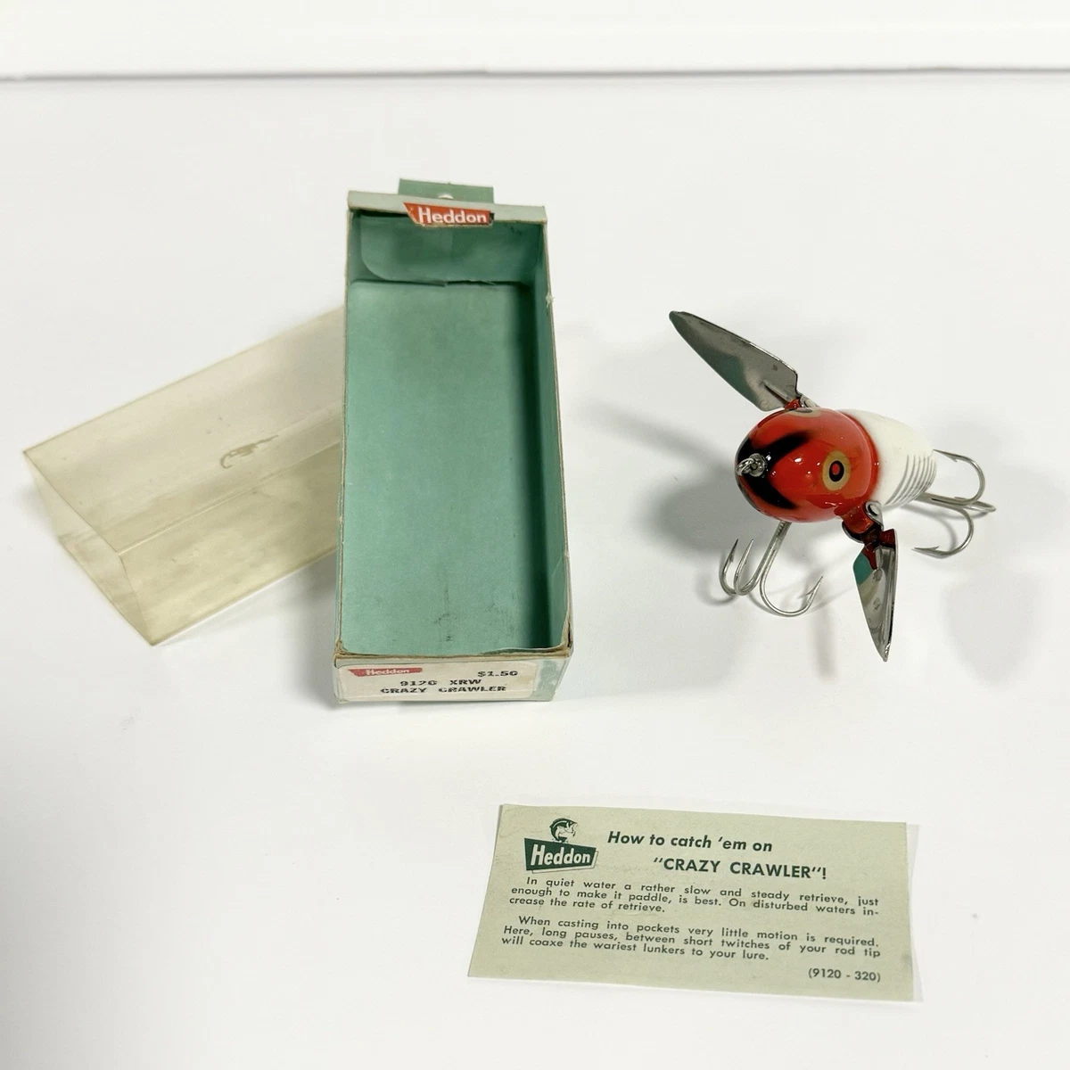 Heddon Crazy Crawler Box for sale | eBay