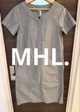 Margaret Howell MHL Yarn Dye Cotton Dress M-Size New JAPAN