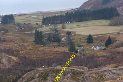 Foto 6x4 Glen Bernera Galltair Ein Blick von der Forststraße unten Gl c2016