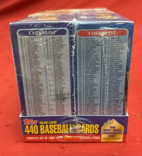 1996 Topps MLB Baseball Series I & II SEALED (B) - Bild 5 von 6