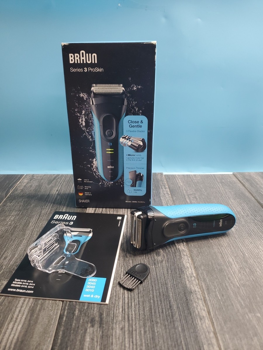 h*y様 BRAUN Series 3 ProSkin 箱付き 美品 Braun Series 3 ProSkin 3040S Wet & Dry Electric Foil Shaver | eBay