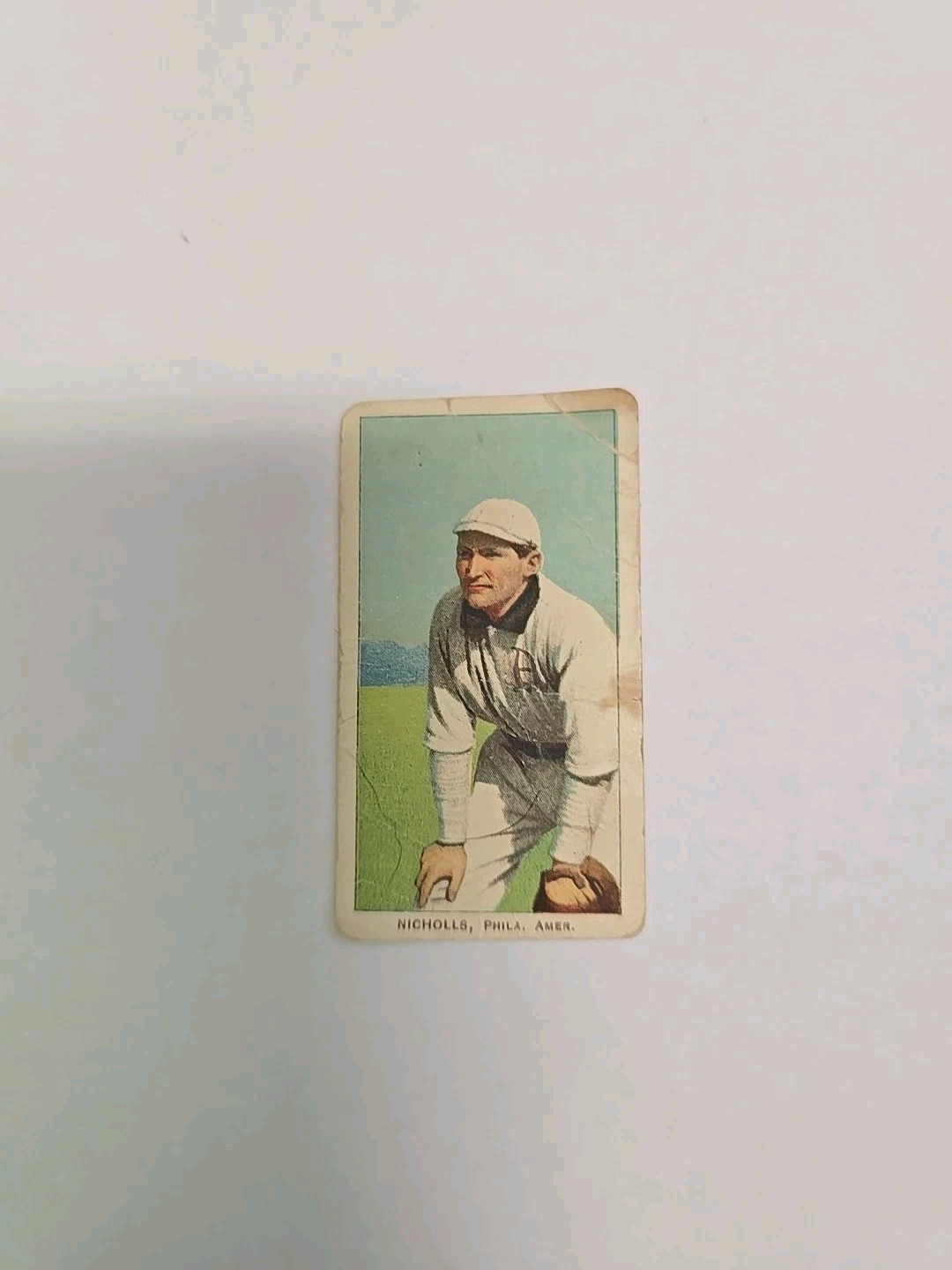 1909 Sweet Caporal Cigarettes Baseball Series Simon Nichols Tobacco Card T206