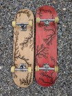 Skateboard With Burned Patterns