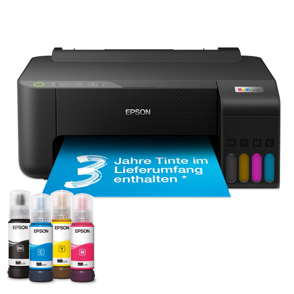 Epson Drucker EcoTank ET-1810, Tintenstrahldrucker, 4farbig WLAN