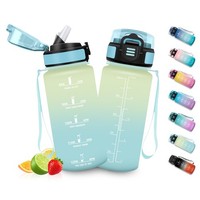 HoneyHolly Trinkflasche 500Ml Bpa-Frei Sport Kinder Auslaufsicher Strohhalm