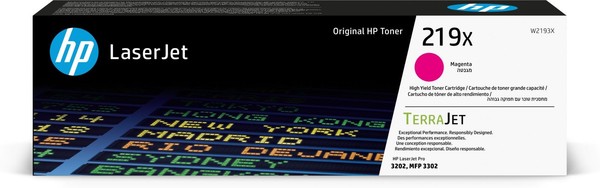 Hp 219X - Hohe Ergiebigkeit - Magenta - Original - Laserjet - Tonerpatrone (W219-image