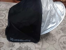 UppaBaby VISTA  V1 2014 BLACK CANOPY  FABRIC, INSERTS & CONNECT REPLACEMENT