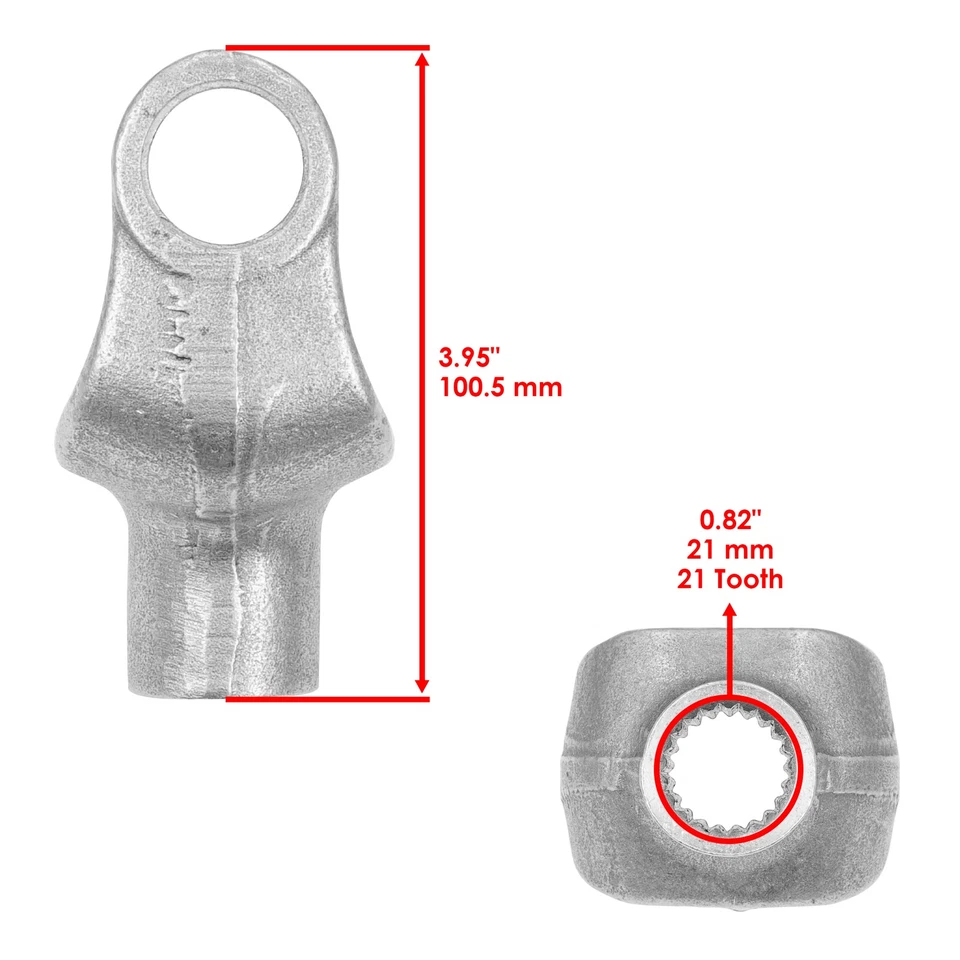 后传动轴 Yoke U 型接头适用于雅马哈 Kodiak 400 YFM400FW YFM400 Fw 4X4 93-99 — 第 2/4 张图片