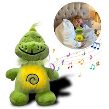 Baby Grinch Plush Soft Plush Toy Breathes W/ Soft Music  Lights-COMFORT Soothin