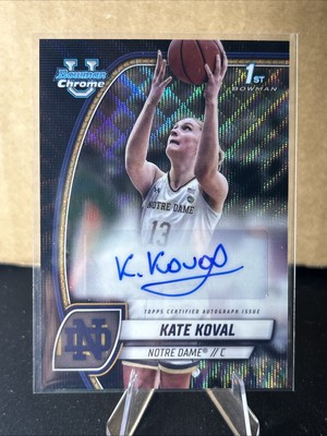 2024-25 Bowman U Chrome - Kate Koval Black Wave Refractor Prospect Autograph #42