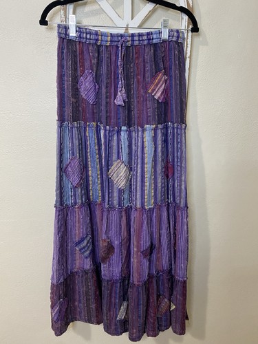 KATHMANDO IMPORTS kleiner BOHO HIPPIE FESTIVAL BAUMWOLLE MAXIROCK