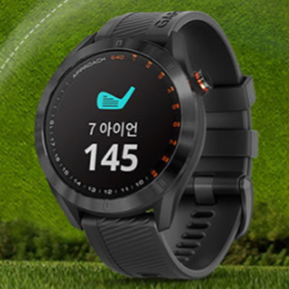 Garmin Approach S40 GPS Golf Watch - Black Stainless Steel with